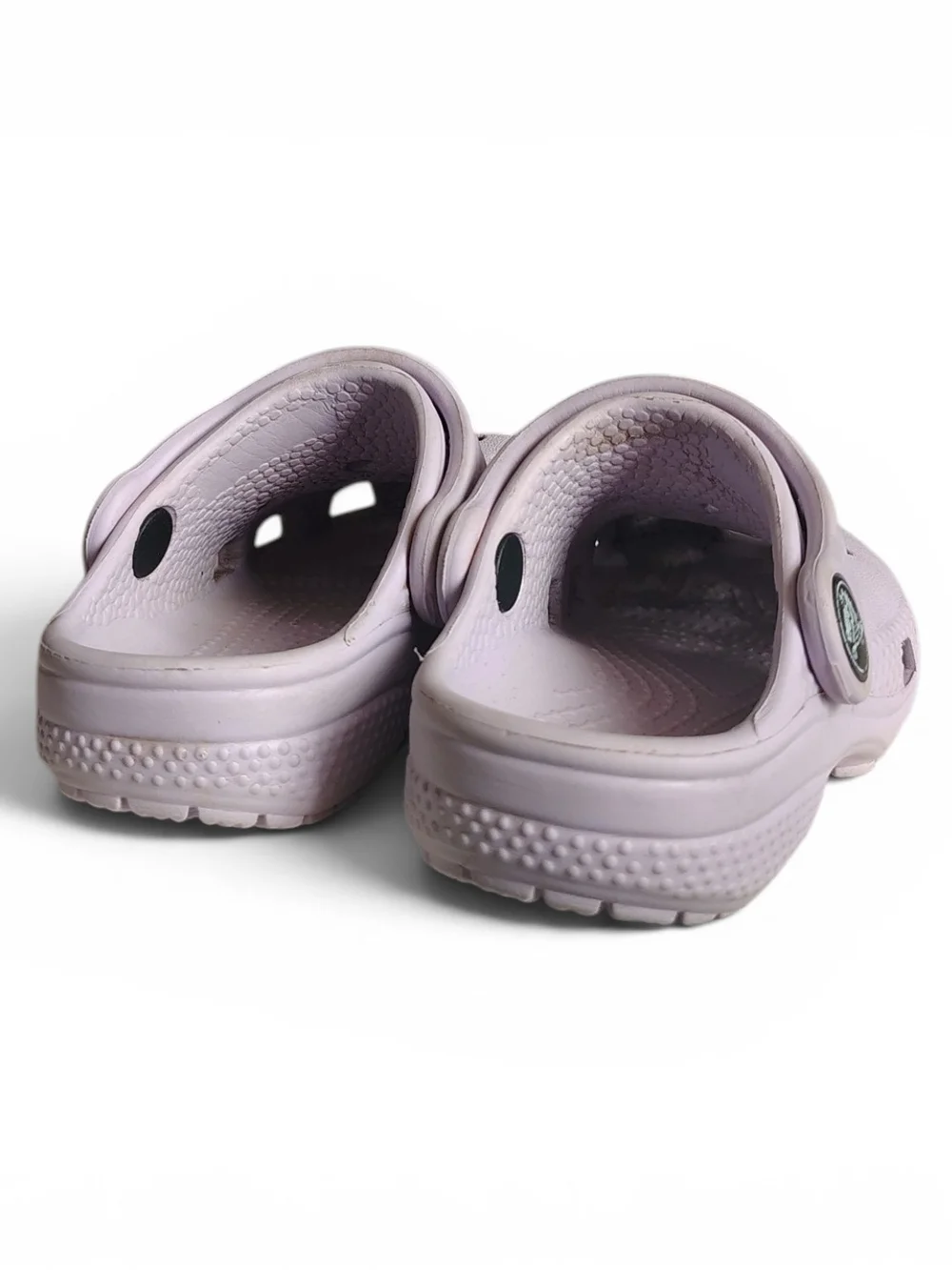 CROCS Iconic Comfort Slip On Lavender Clog Shoes Little Girls Size C5